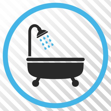 Duş Banyo vektör simgesi