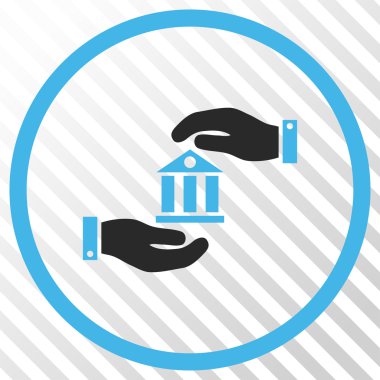 Banka hizmet vektör simgesi