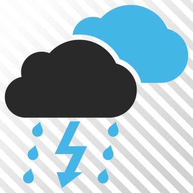 Fırtına bulutları vektör simgesi