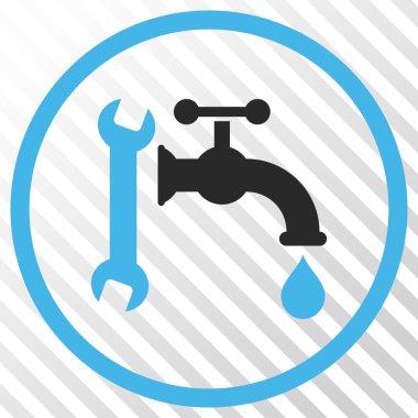 Sıhhi tesisat vektör simgesi