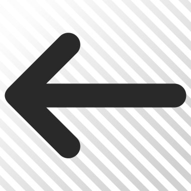 Ok sol vektör simgesi