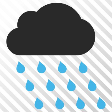 yağmur bulutu vektör simgesi
