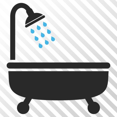 Duş Banyo vektör simgesi