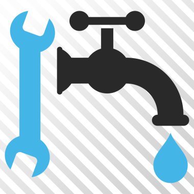 Sıhhi tesisat vektör simgesi