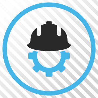 Geliştirme kask vektör simgesi