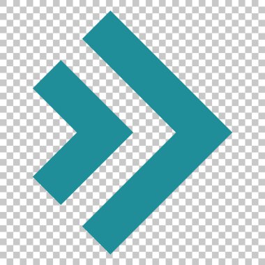 Üst karakter doğru vektör simgesi