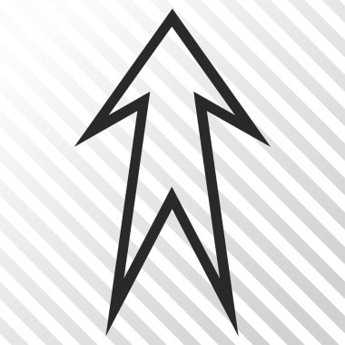 Yukarı Oklu Vektör Simgesi