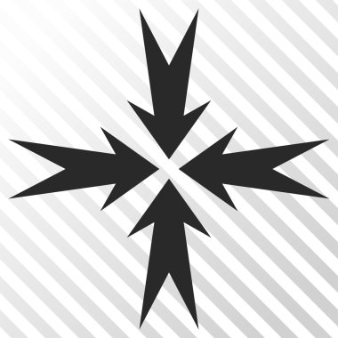 Sıkıştırma OK vektör simgesi