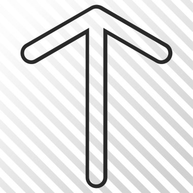 Yukarı Oklu Vektör Simgesi