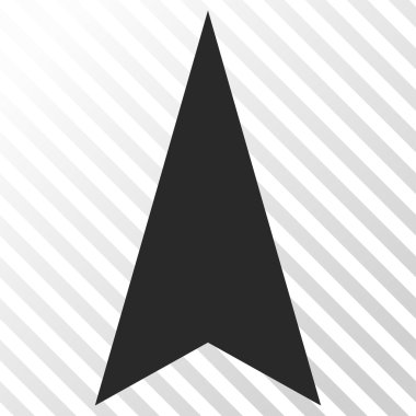 Vektör simge yukarı ok ucu