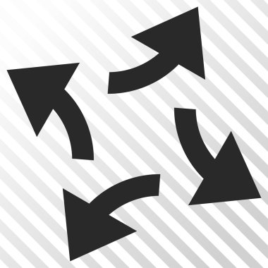 Santrifüj okları vektör simgesi