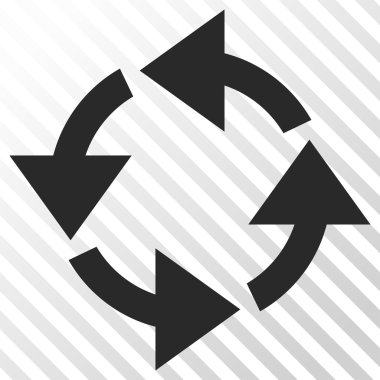 geri dönüşüm vektör simgesi