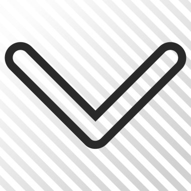 Vektör simgesi aşağı ok ucu