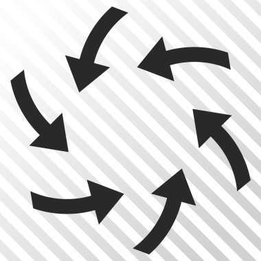 Oklar vektör simge girdap