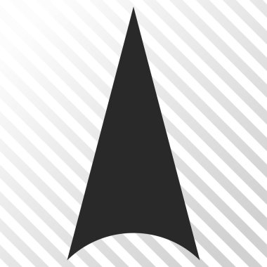 Vektör simge yukarı ok ucu