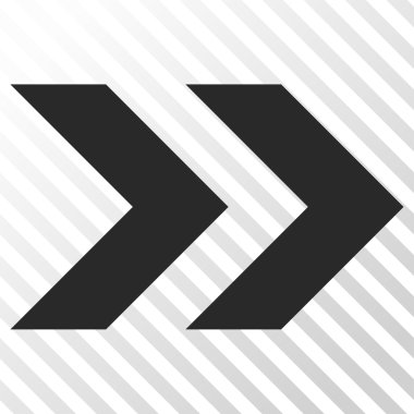 Üst karakter doğru vektör simgesi