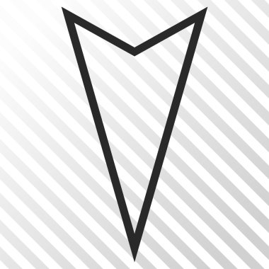 İşaretçi vektör simgesi aşağı