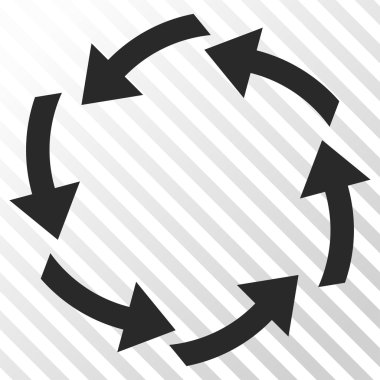 Dolaşım vektör simgesi