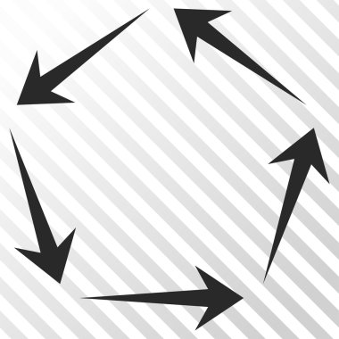 Dolaşım vektör simgesi