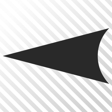 Ok ucu sol vektör simgesi