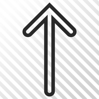 Yukarı Oklu Vektör Simgesi