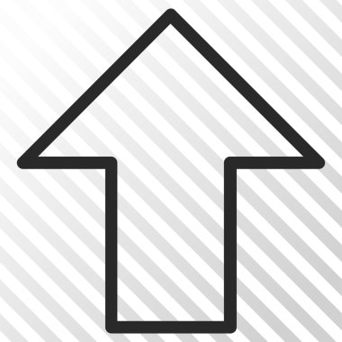 Yukarı Oklu Vektör Simgesi