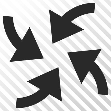 Siklon okları vektör simgesi