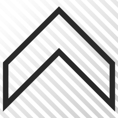 Vektör simge yukarı ok ucu