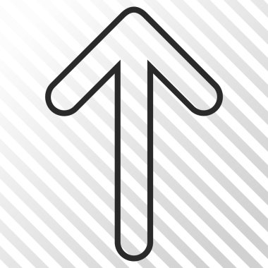 Vektör simge yukarı yönlü ok