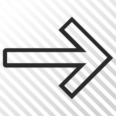 ok sağ vektör simgesi