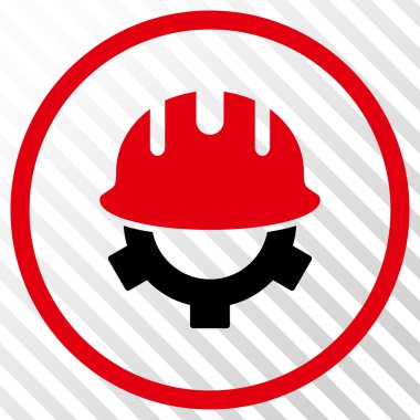 Geliştirme kask vektör simgesi