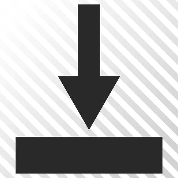 Flytta nedre vektor ikonen — Stock vektor