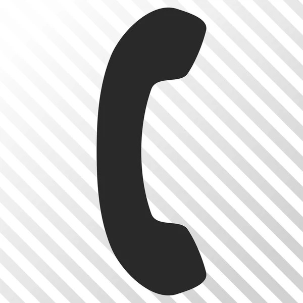 Telefoon ontvanger vector pictogram — Stockvector