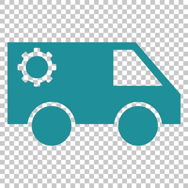 Icône vectorielle de voiture de service — Image vectorielle