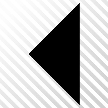 Ok ucu sol vektör simgesi