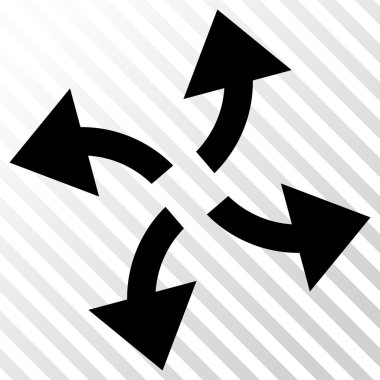 Santrifüj okları vektör simgesi