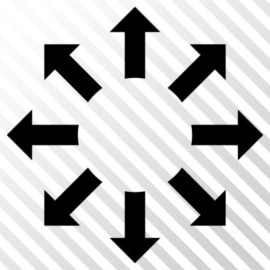 Oklar vektör simgesini genişletin