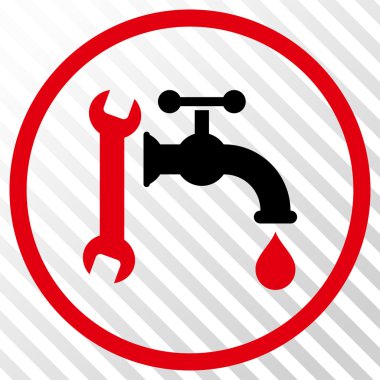 Sıhhi tesisat vektör simgesi