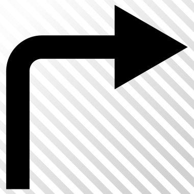 Doğru vektör simge açmak