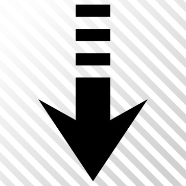 Aşağıya vektör simgesi gönder