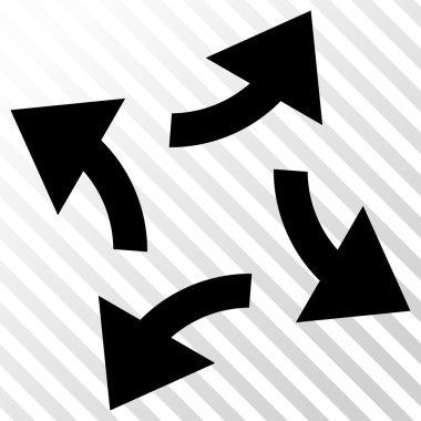 Santrifüj okları vektör simgesi