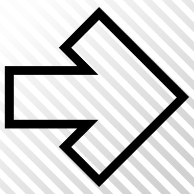 ok sağ vektör simgesi