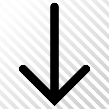 ok aşağı vektör simgesi