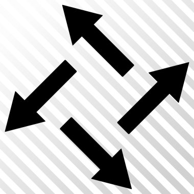 Santrifüj okları vektör simgesi