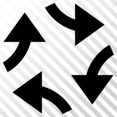 Oklar vektör simge girdap