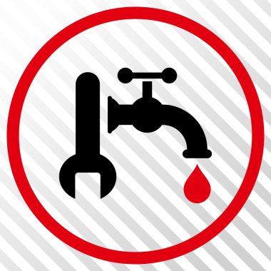 Sıhhi tesisat vektör simgesi