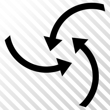 Oklar vektör simge girdap