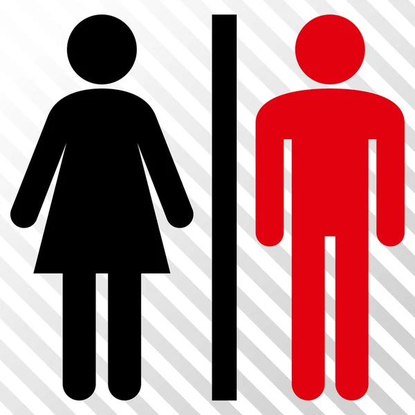 WC πρόσωπα εικονίδιο του φορέα — Διανυσματικό Αρχείο
