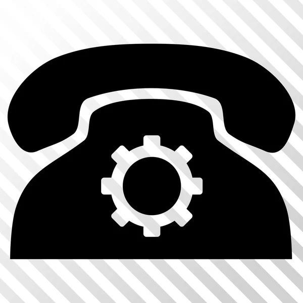 Configurações de telefone vetor ícone —  Vetores de Stock