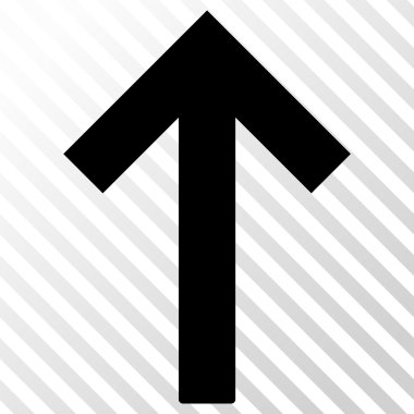 yukarı ok vektör simgesi
